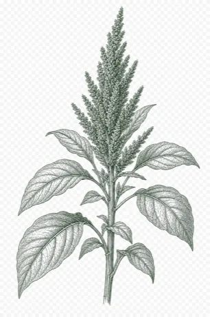 Amaranth Greens illustration