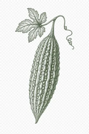 Bitter Melon illustration