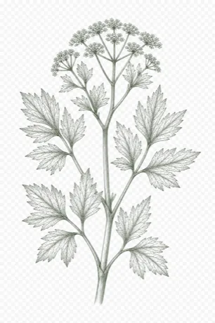 Lovage illustration