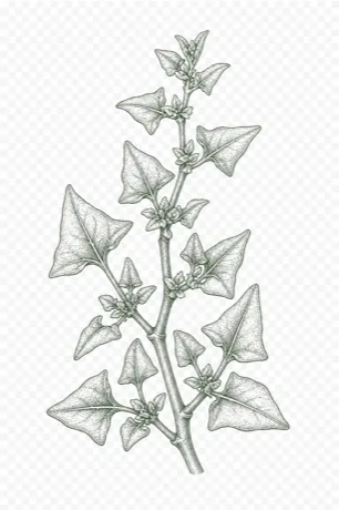 New Zealand Spinach illustration